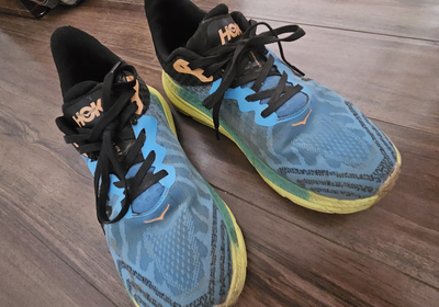Hoka Challenger trail runners for Backpacking