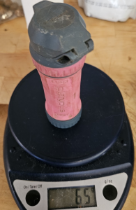Platypus QuickDraw filter weighing 65 grams