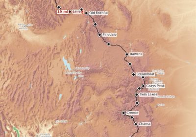 PCT, CDT and AZT Water Maps: Every 18+ Mile Water Carry