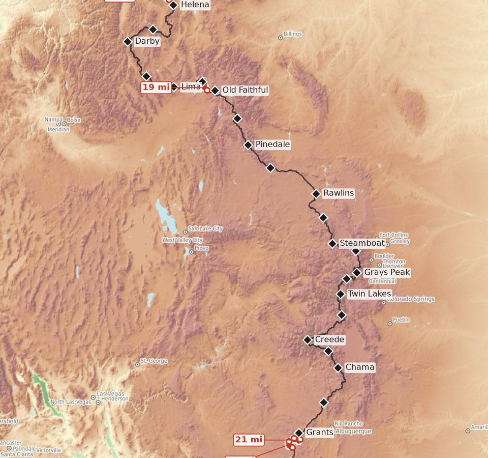 PCT, CDT and AZT Water Maps: Every 18+ Mile Water Carry